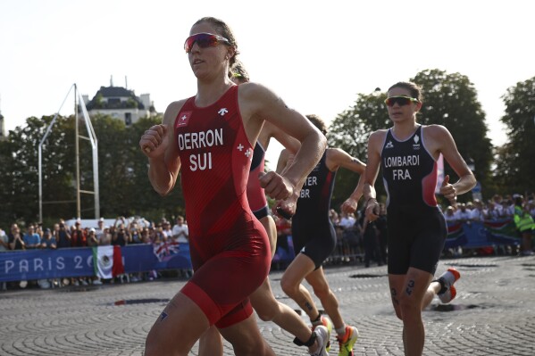 Sick triathlete after Paris Olympics race pushes Switzerland to change team  for mixed relay | AP News