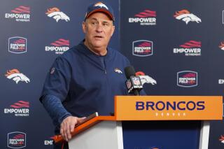 FILE - In this Dec. 29, 2019, file photo, Denver Broncos head coach Vic Fangio speaks after an NFL football game against the Oakland Raiders in Denver. Denver Broncos coach Vic Fangio is apologizing for suggesting discrimination and racism aren’t problems in the NFL. “After reflecting on my comments yesterday and listening to the players this morning, I realize what I said regarding racism and discrimination in the NFL was wrong,” Fangio said in an apology posted on the team’s Twitter account Wednesday, June 3, 2020. (AP Photo/Jack Dempsey, Fle)