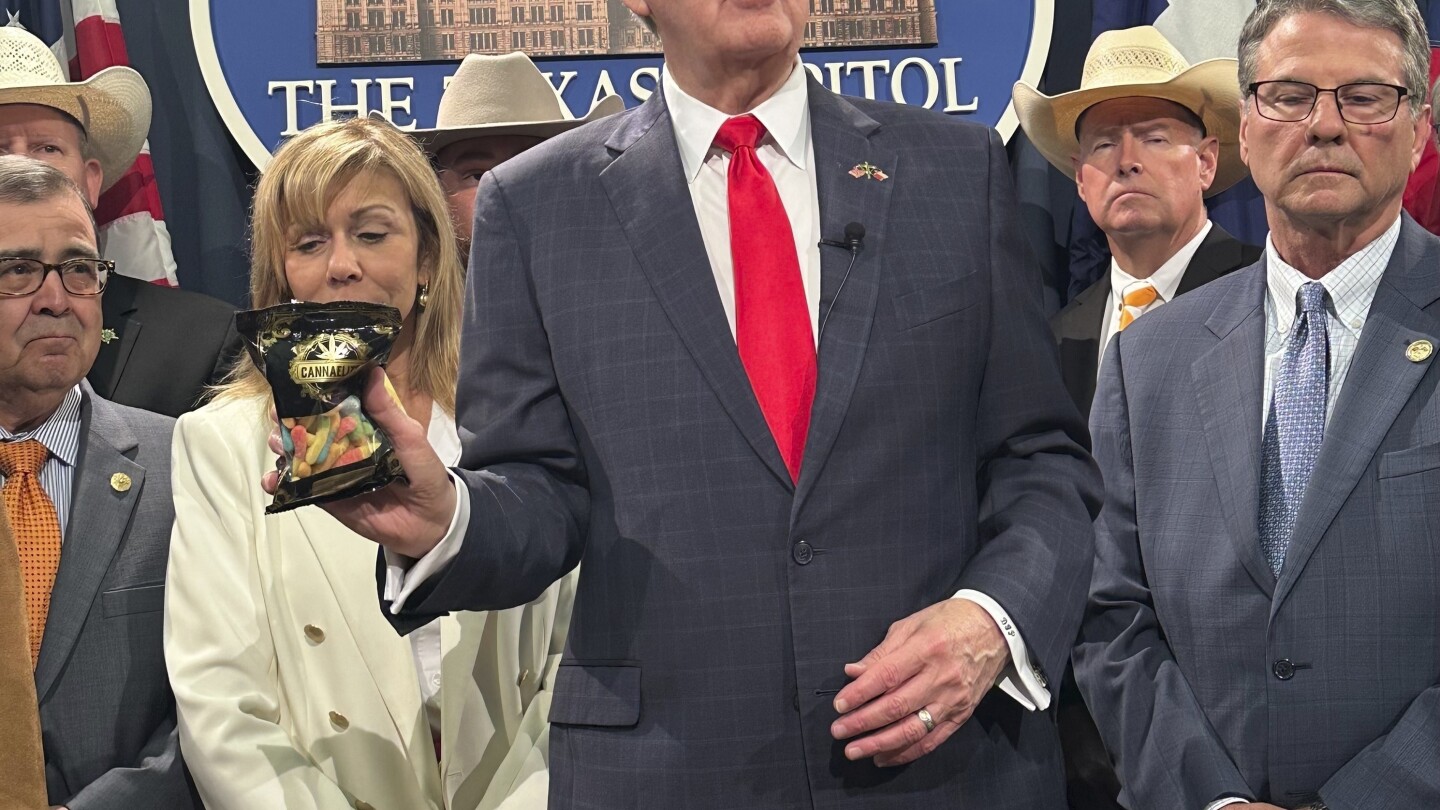 Texas governor vetoes bill that would ban all THC products