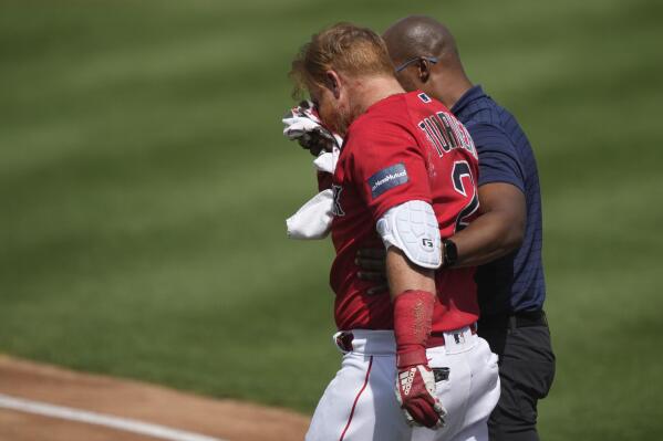 Red Sox infielder Justin Turner hit in face by pitch – Twin Cities