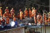 Rescuers rest at the site of an under-construction road tunnel that collapsed in Silkiara, northern India's Uttarakhand state, Friday, November 24, 2023. Rescuers are racing to evacuate 41 construction workers who have been trapped for nearly two weeks.  (AP photo)