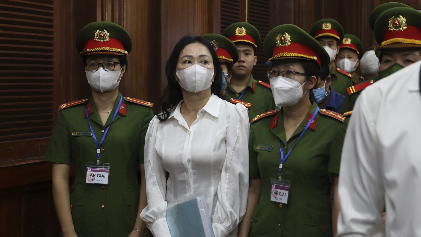 A Vietnamese property tycoon accused of embezzling $12.5 billion begins her trial