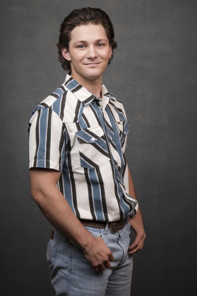 FILE - Montana Jordan poses for a portrait to promote "Georgie & Mandy's First Marriage" during the Summer Television Critics Association Press Tour in Pasadena, Calif., on July 13, 2024. (Willy Sanjuan/Invision/AP, File)