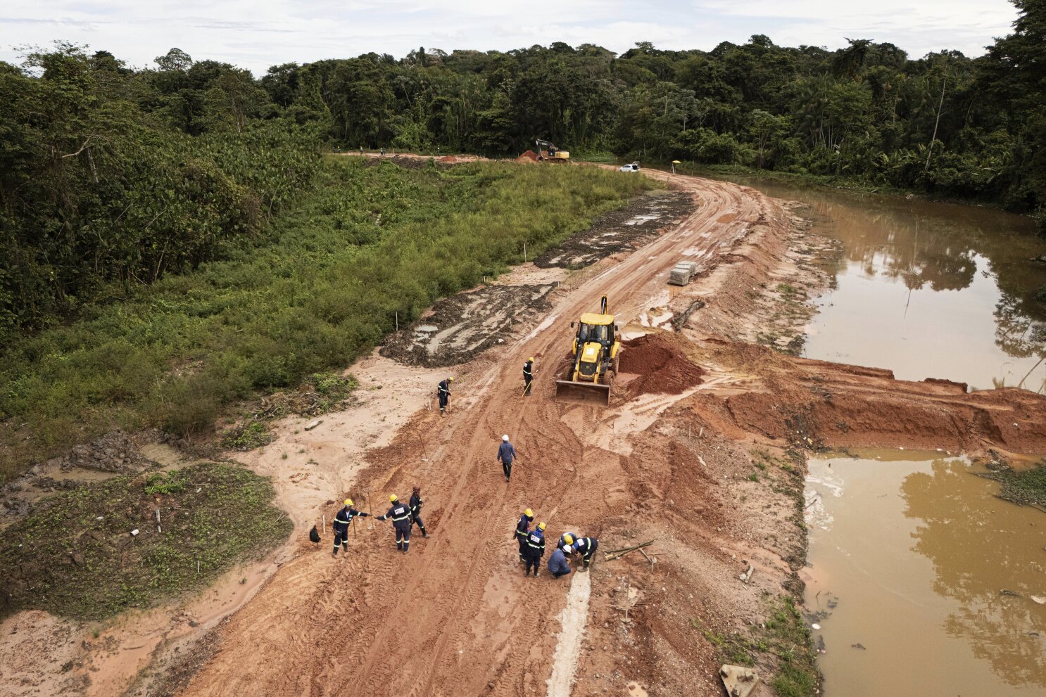 The construction of a road in Brazil draws criticism before first-ever climate talks in the Amazon