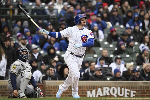 Ian Happ Game-Used Jersey - Happ 1 RBI - Cubs at Padres - 6/2/23