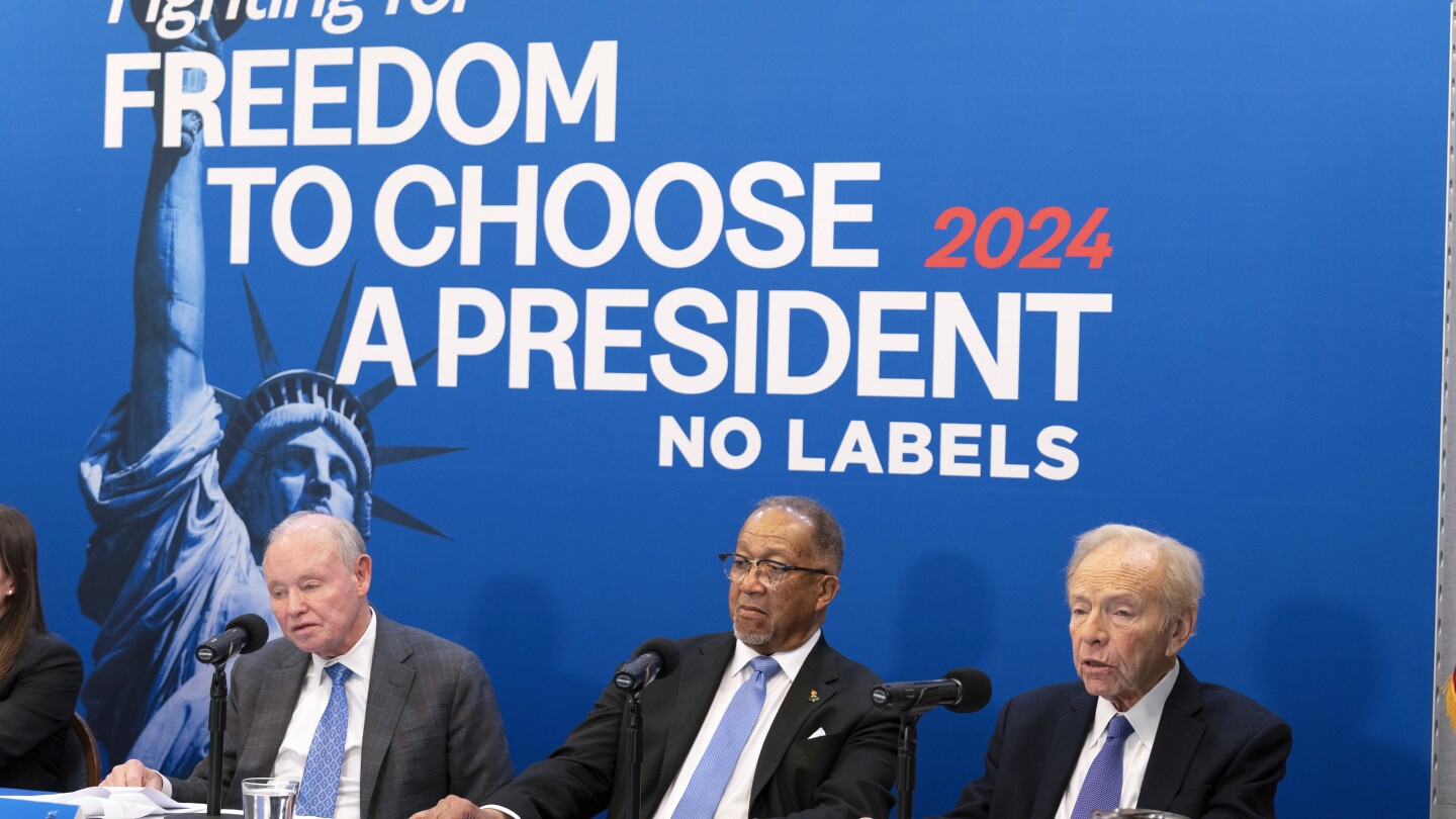 Третото движение No Labels казва, че ще издигне президентски билет за 2024 г.