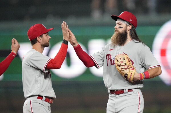 Brandon Marsh homers twice as Philadelphia Phillies beat Chicago Cubs 5-1 |  AP News