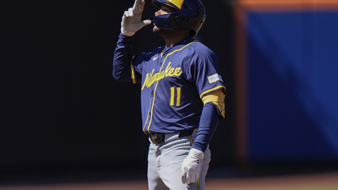 Chourio batea doble y Cerveceros derrotan 4-1 a Mets