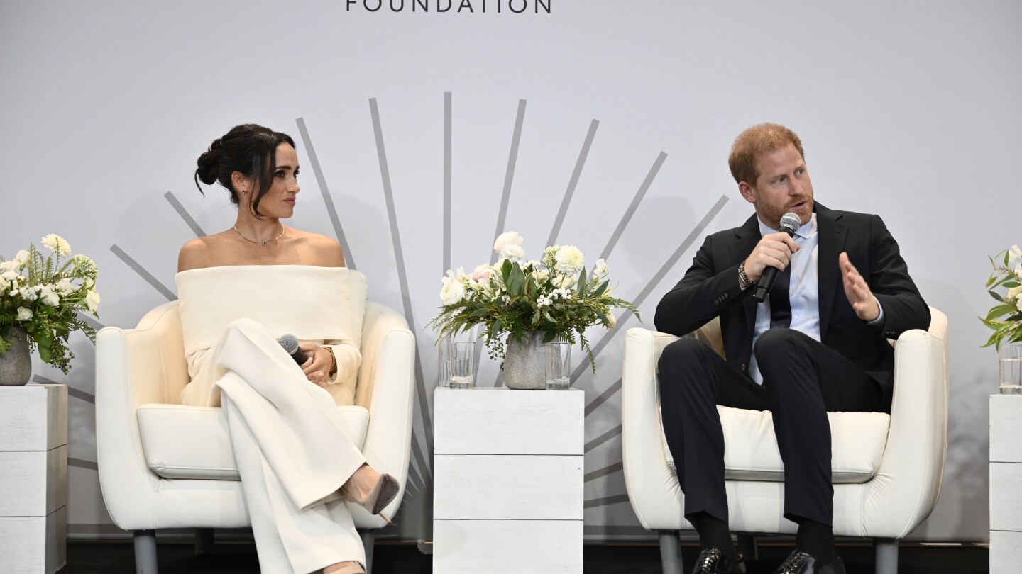 Prince Harry, Meghan Markle say social media is harming kids | AP News