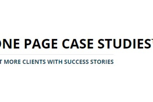 One Page Case Studies Announces Report On Success Story Writing For Landscapers