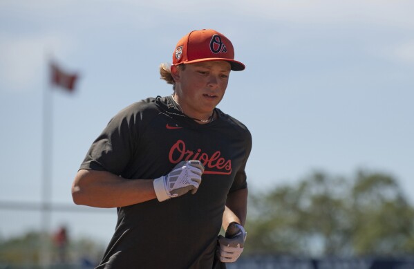 Orioles reassign prized prospect Jackson Holliday to minor league camp | AP  News