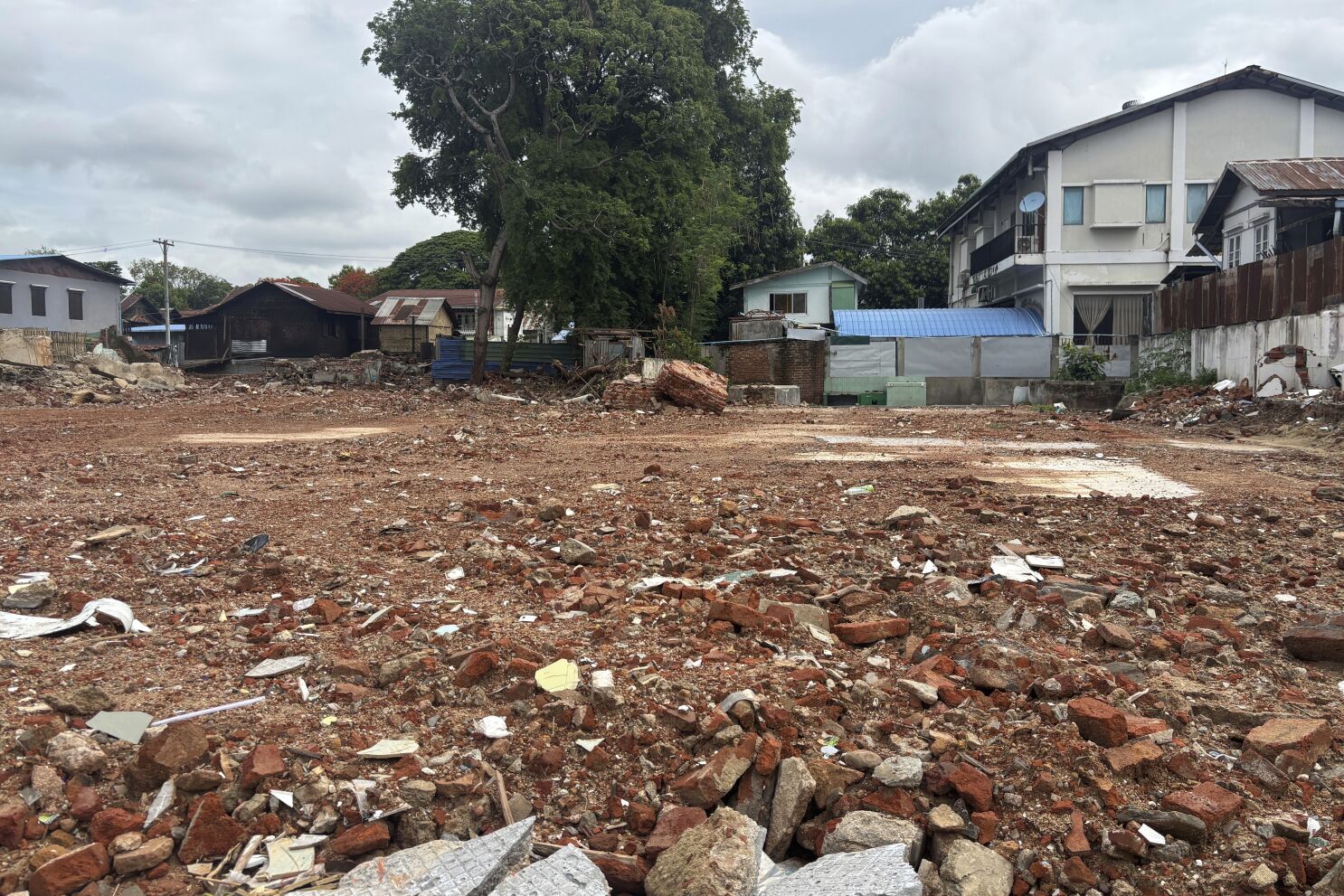 Many survivors of Myanmar's devastating quake in March still live in leaky tents