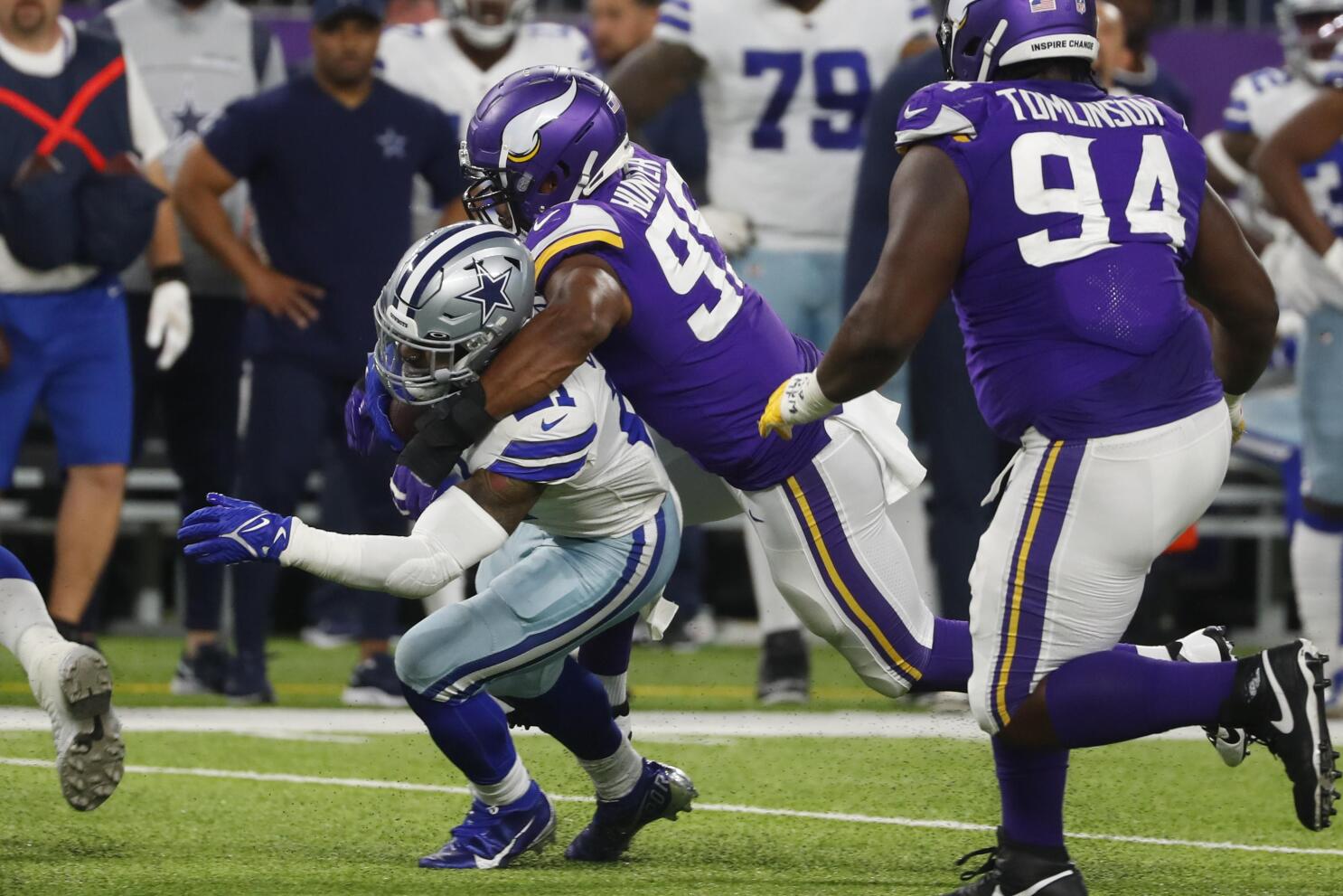 Cowboys inactives: Ezekiel Elliott returns to lineup vs. Vikings