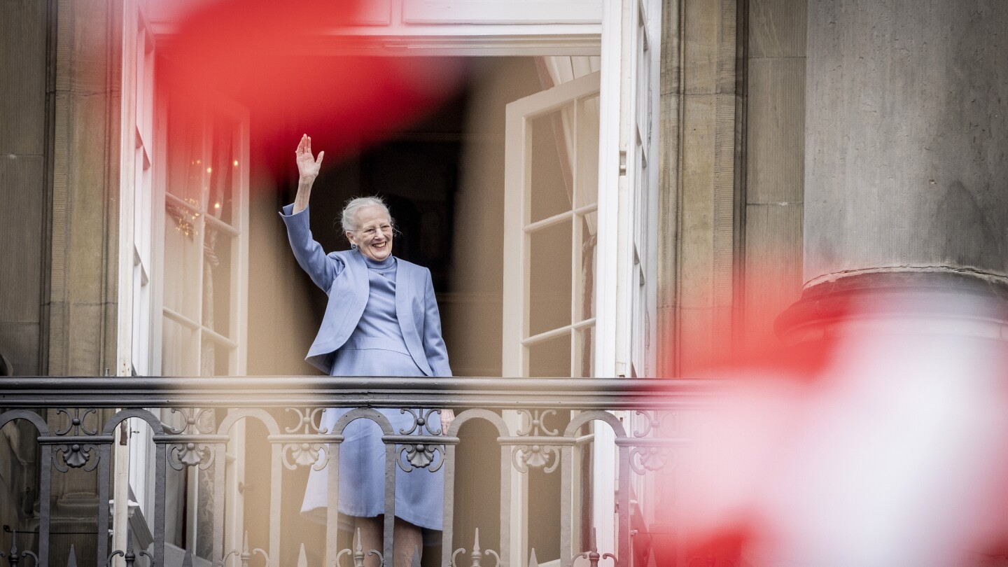 КОПЕНХАГЕН Дания AP — Кралица Маргрете II монарх на Дания