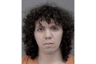 FILE - This April 30, 2019, file booking photo provided by Mecklenburg County Sheriff's Office shows Trystan Andrew Terrell. The Mecklenburg County District Attorney’s office says Trystan Andrew Terrell will appear for an arraignment on Thursday, Sept. 19, 2019 at around 2 p.m. (Mecklenburg County Sheriff's Office via AP, File)
