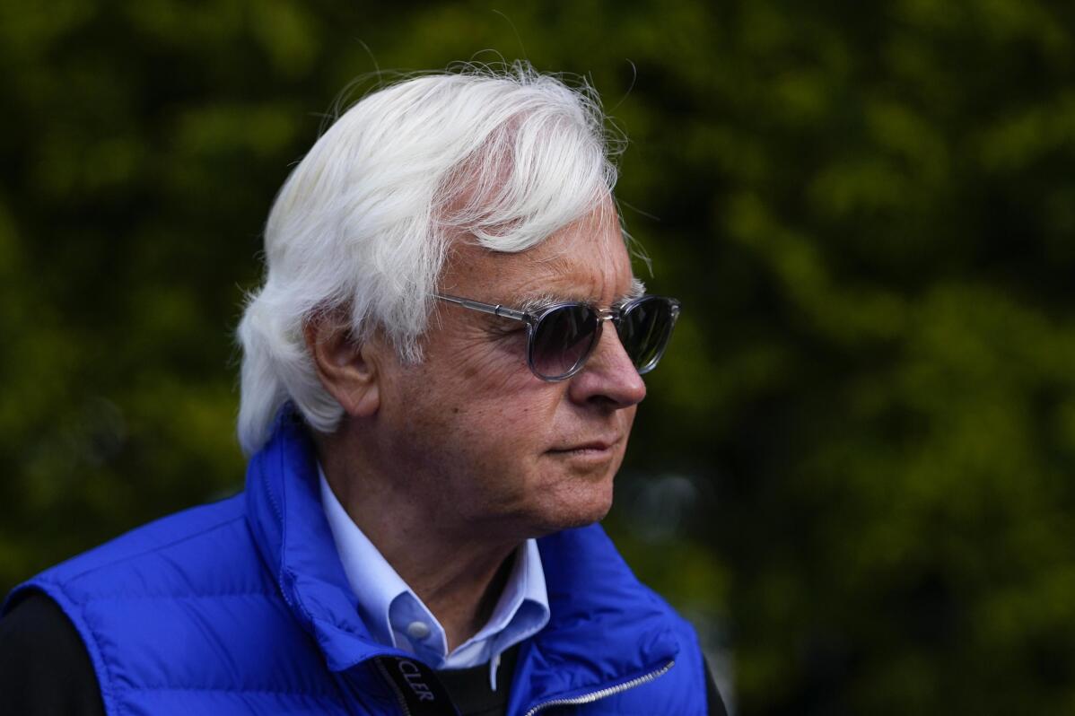 Bob Baffert is back at the Preakness, his first Triple Crown race in 2