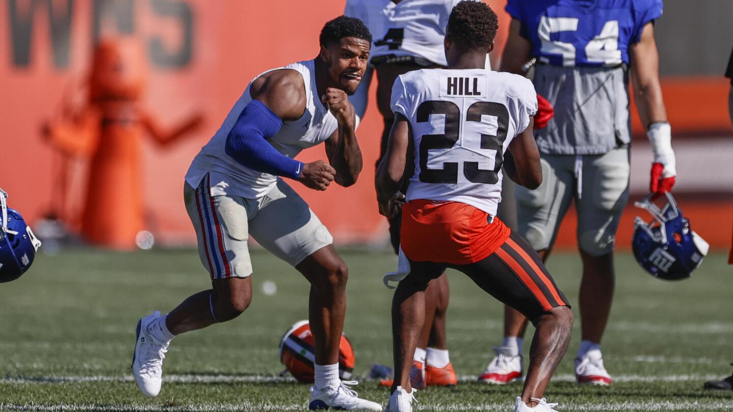 Browns welcoming Giants as 'guests' for 2 joint practices