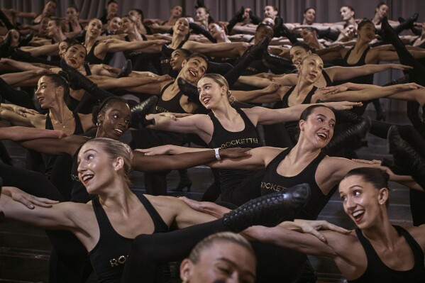 Dancers rehearse for the 