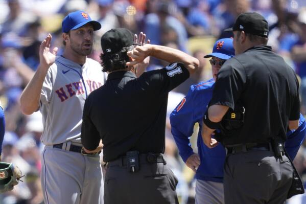 Mets' Scherzer ejected for sticky stuff after umpire check – KGET 17