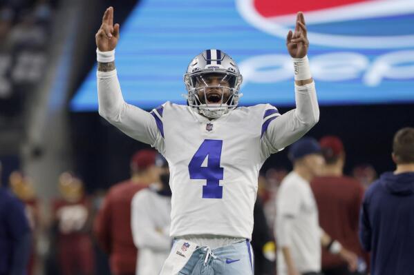 Prescott, Cowboys celebrate with 56-14 rout of Washington