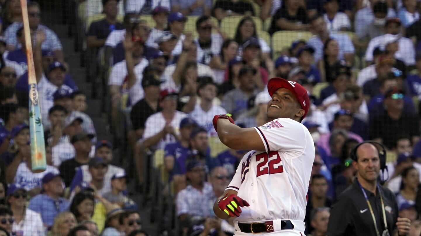 MLB HOME RUN DERBY: Julio Rodriguez, Juan Soto put on power