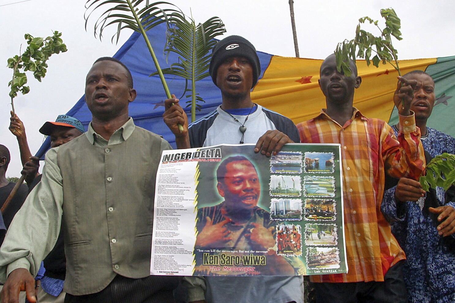 Nigeria's president pardons activists executed during military junta