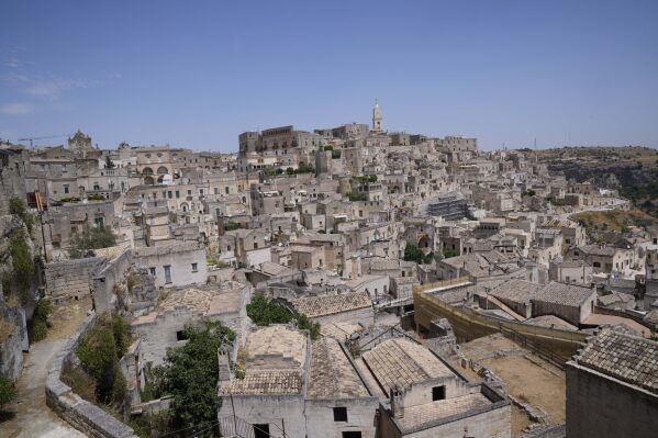 A view of Matera, Italy, appears on June 29, 2021. (AP Photo/Antonio Calanni, File)