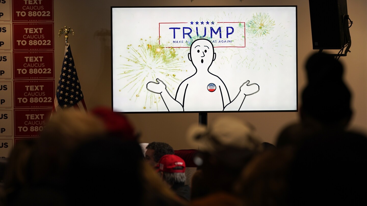 Как един анимиран герой на име Марлон може да помогне на Тръмп да спечели събранията в Айова