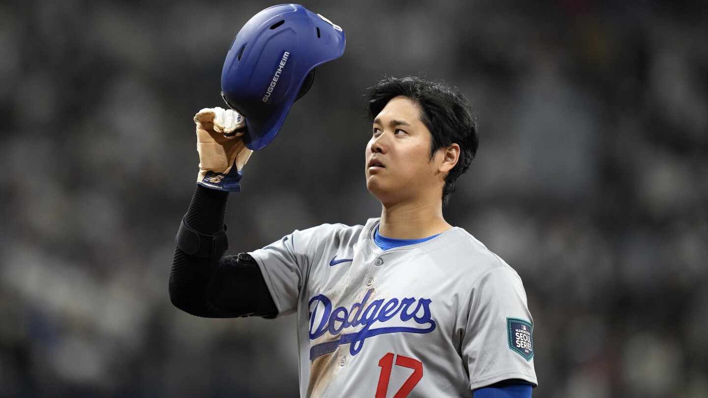 Ohtani, Dodgers beat Padres in first MLB game in South Korea | AP News