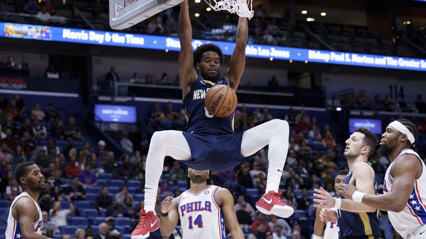 Pelicans Defeat 76ers 112-99, Snap Losing Streak