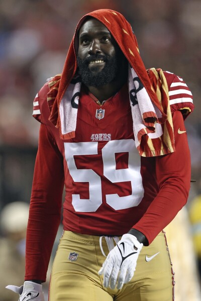 The 49ers have suspended De'Vondre Campbell for final 3 games | AP News
