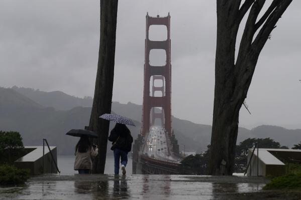 New atmospheric river storm pushes into California | AP News