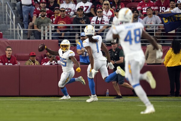 49ers aren't dominant, but running game and defense squeeze out win over  Chargers