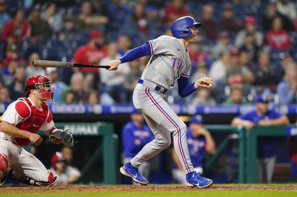 Miller's 2-run single in 10th leads Rangers past Phillies