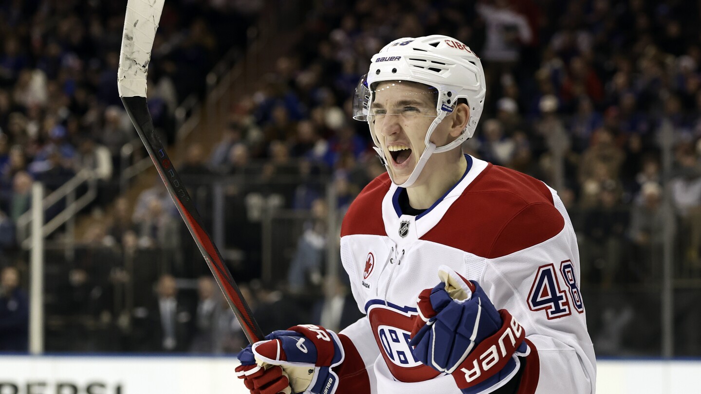 Canadiens defenseman Lane Hutson earns Calder Trophy as NHL’s rookie of the year