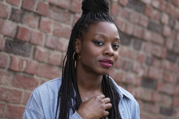 FILE - Director Nia DaCosta poses for a portrait in London on Friday, Sept. 1, 2023, to promote her film "The Marvels." (AP Photo/Kin Cheung, File)