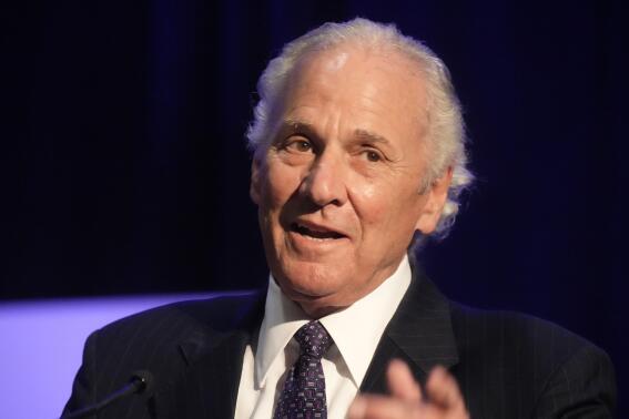 FILE - Republican Gov. Henry McMaster addresses business leaders on Aug. 18, 2022, in Columbia, S.C. McMaster is seeking reelection and will face Democrat Joe Cunningham and Libertarian Bruce Morgan Reeves in the Nov. 8 election. (AP Photo/Meg Kinnard, File)