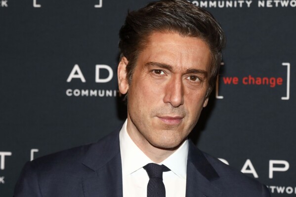 FILE - Television journalist David Muir attends the ADAPT Leadership Awards March 10, 2022, in New York. Muir, anchor of “ABC World News Tonight," will be the next recipient of Arizona State University's Walter Cronkite Award for Excellence in Journalism, the school announced Tuesday, Sept. 19, 2023. (Photo by Andy Kropa/Invision/AP, File)