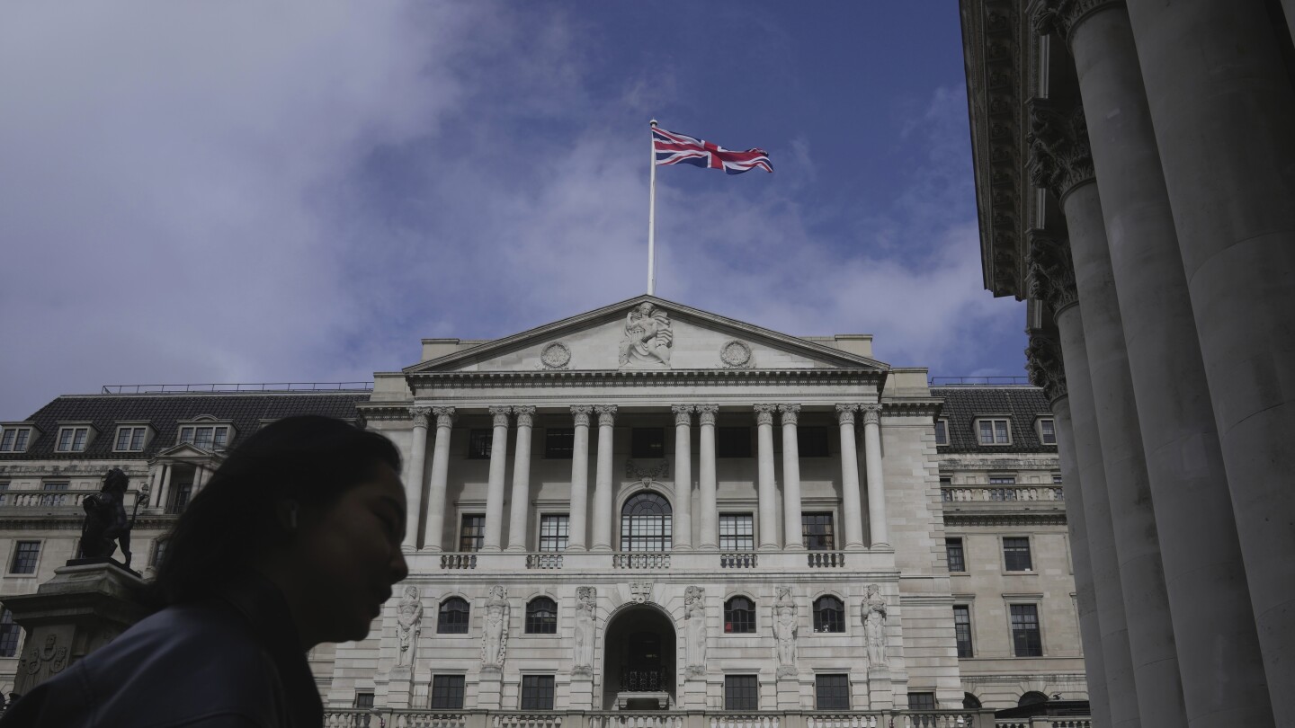 ЛОНДОН AP — Очаква се централната банка на Англия да