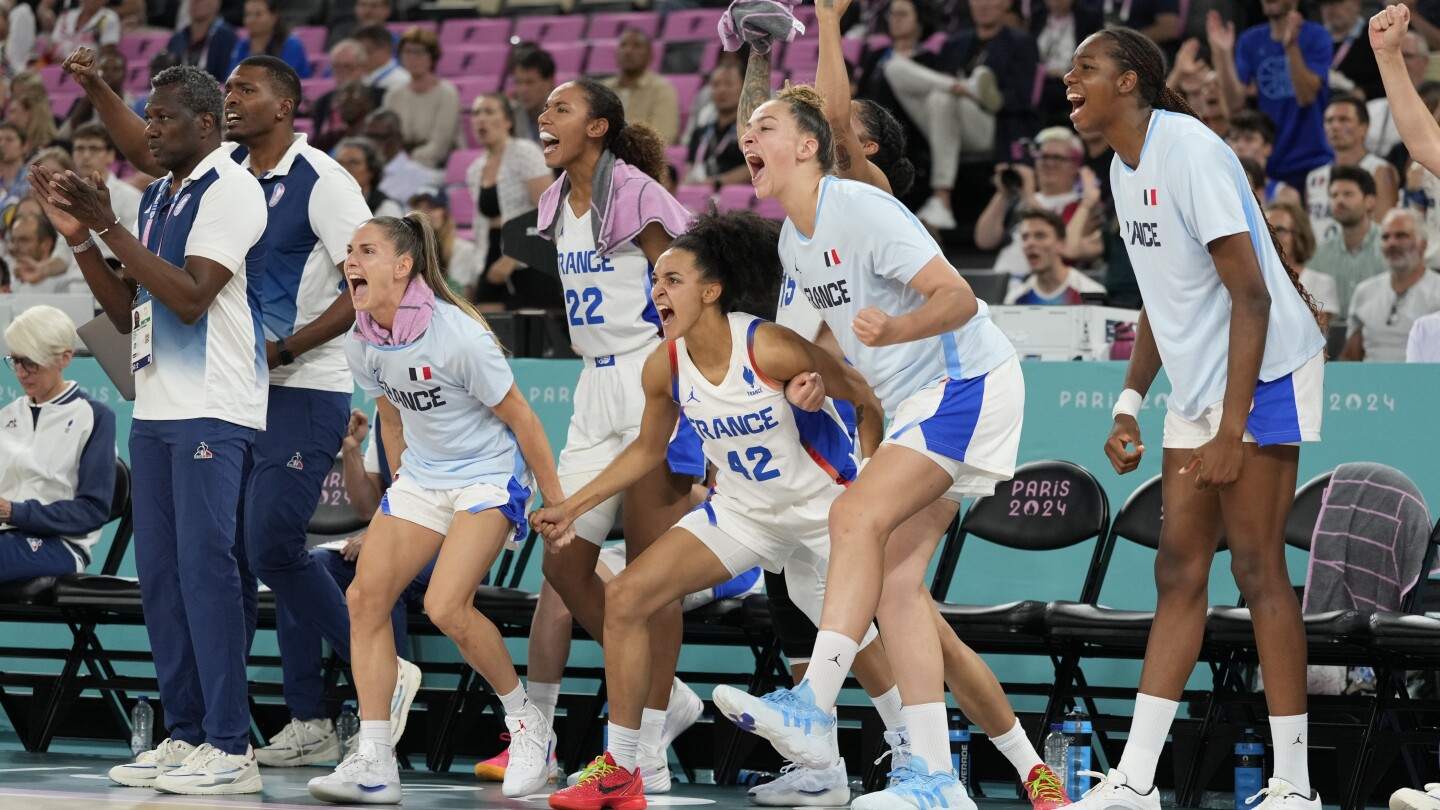 Frankrijk schoof door naar zijn eerste Olympische gouden medaillewedstrijd voor damesbasketbal sinds 2012 en versloeg België in OT