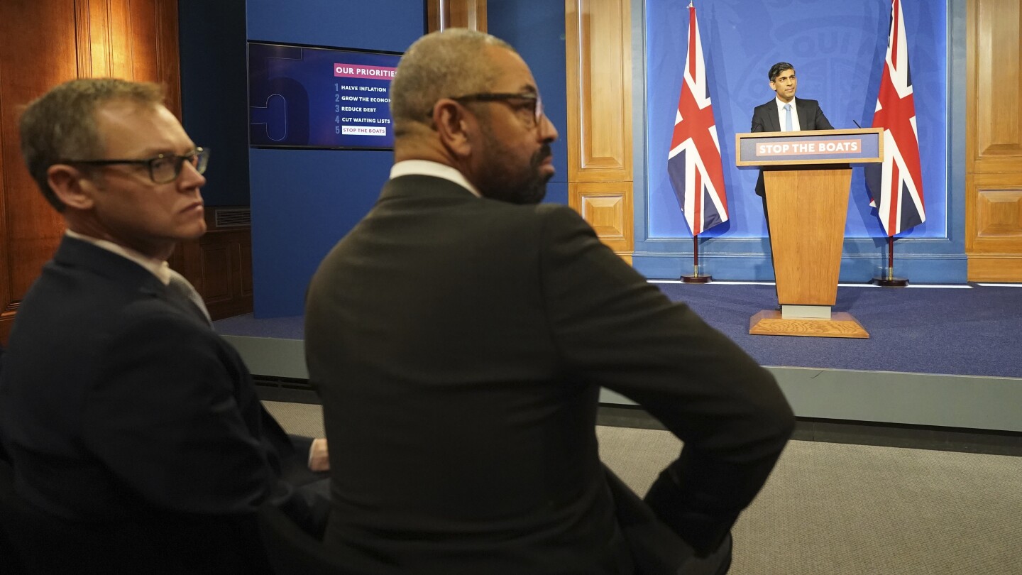 ЛОНДОН AP — Спорният план на британското правителство да изпрати