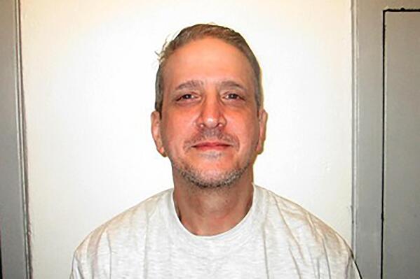 FILE - This Feb. 19, 2021, photo provided by Oklahoma Department of Corrections shows Richard Glossip. The Oklahoma Court of Criminal Appeals on Friday, July for one planned to ask for a rehearing in his case. Execution dates for James Coddington, Richard Glossip, Benjamin Cole, Richard Fairchild, John Hanson and Scott Eizember were scheduled, starting Aug. 25 with Coddington and followed on Sept. 22 with Glossip (Oklahoma Department of Corrections via AP File)