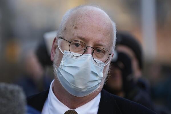 Robert Hadden leaves the federal courthouse in New York, Tuesday, Jan. 24, 2023. Hadden, a gynecologist who molested patients during a decades long career, was convicted of federal sex trafficking charges Tuesday, after nine former patients told a New York jury how the doctor they once trusted attacked them sexually when they were most vulnerable. (AP Photo/Seth Wenig)