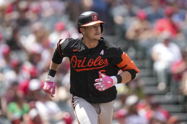Maverick Handley's first 2 career RBIs help Orioles past Angels 7-3 for  series win | AP News
