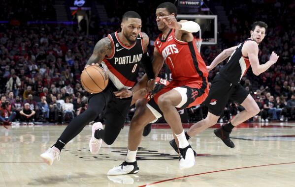 Blazers' Lillard has 71 pts and 13 3s, then gets drug tested | AP News