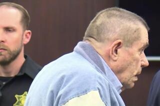 FILE - Andrew Lester appears in court to answer charges of first-degree assault and armed criminal action on Wednesday, April 19, 2023 in Liberty, Mo. The attorney for Lester, accused of shooting a Black teenager who mistakenly came to his door is asking that all new information in the case be sealed from the public. (KMBC via AP, Pool)