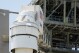 Boeing's Starliner capsule atop an Atlas V rocket is seen at Space Launch Complex 41 at the Cape Canaveral Space Force Station a day after its mission to the International Space Station was scrubbed because of an issue with a pressure regulation valve, Tuesday, May 7, 2024, in Cape Canaveral, Fla. (AP Photo/John Raoux)