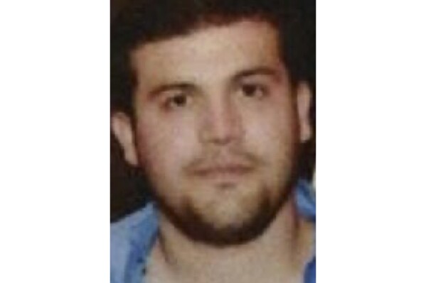 This image provided by the U.S. Department of State shows Joaquín Guzmán López after he was arrested by U.S. authorities in Texas. (U.S. Department of State via AP, File)