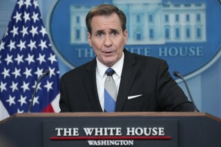 National Security Council spokesman John Kirby speaks during the daily briefing at the White House in Washington, Tuesday, May 28, 2024. (AP Photo/Susan Walsh)