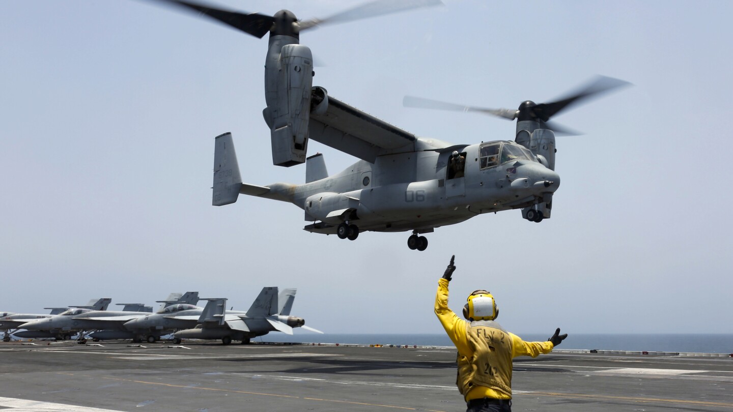 Военновъздушните сили знаят какво се е провалило на Osprey при катастрофа в Япония. Все още се търси причината за неуспеха